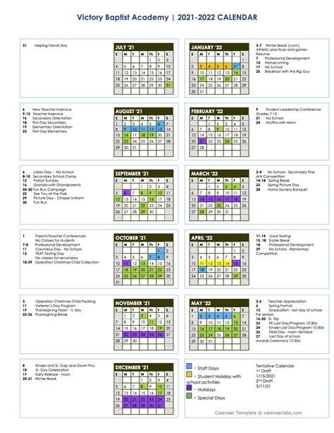 Dbu Fall 2022 Calendar Customize and Print