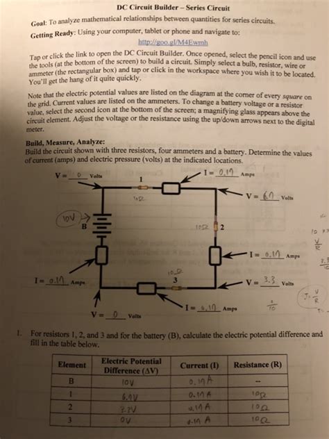 Dc Circuit Builder Parallel Circuit Answer Key Solution by Surferpix
