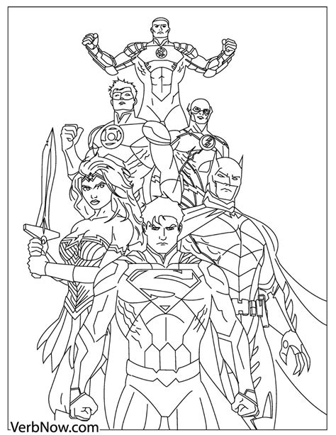 Dc Coloring Page
