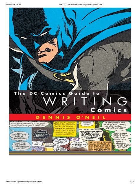 Dc Comics Guide To Writing