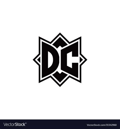 Dc Monogram Vector Images (over 1,900) - VectorStock