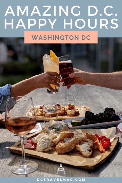 Dc happy hour. $ 5 During Happy Hour M-F 4pm-6pm WINE $ 12 Clean Slate, Riesling, Mosel Valley, Germany. 10.5% ABV $ 12 fresh peach, crisp lime, and subtle mineral flavors. 1/2 Priced During Happy Hour M-F 4pm-6pm $ 14 Evolution Lucky No. 9, White Blend, Willamette Valley, OR ... 1201 K St NW, Washington, DC 20005 ... 