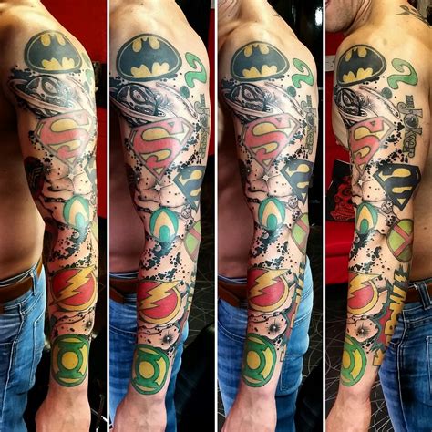 Dc tattoo. DC comics are the originators of infamous comic book superheroes, and their tattoos are equally iconic as the characters. Getting a tattoo is responsible, especially when getting a permanent one. But dc superheroes have been enough in our lives to form a strong connection with them. It doesn’t change if you love Superman, Batman, wonder... 