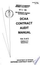 Dcaa contract audit manual by united states defense contract audit agency. - Every mans guide to building a business.