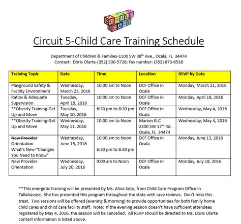 registered for the DCF Child Care Training. May 29 2:00 pm 