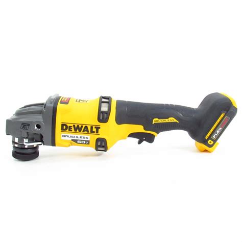 This type of safety seems particularly important considering the power the DeWalt Cordless FlexVolt Grinder puts out. . Dcg418