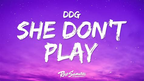 DDG - She Don't Play (Lyrics)Don't miss out! Subscribe and click the bell icon!🔔 🎧 Stream & Download: https://ddg.lnk.to/shedontplay🎵 Aura Network Spotify...
