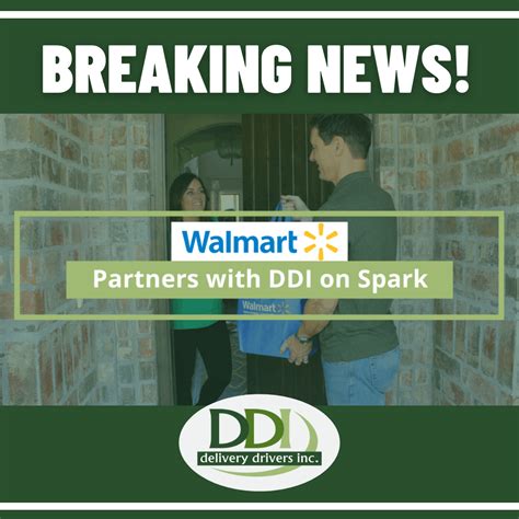 Ddi walmart spark. In order to effectively send and receive information through the Spark Driver App, Walmart must receive information about your mobile device. This can include IP addresses, web browser type, mobile operating system version, phone carrier and manufacturer, application installations, device identifiers, mobile advertising identifiers, push ... 