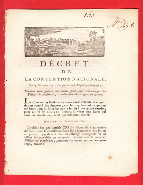 De cret de la convention nationale, du 8 de cembre 1792, l'an 1er. - Invito alla lettura di ludovico ariosto.