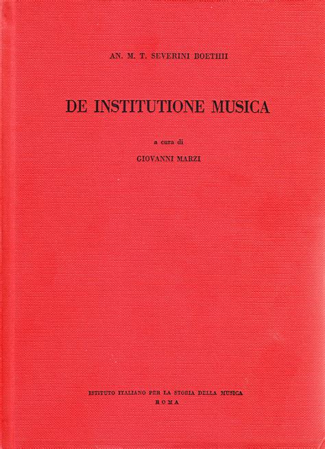 De institutione musica. Things To Know About De institutione musica. 