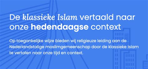 De klassieke Islam vertaald naar hedendaagse context.