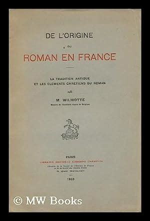De l'origine du roman en france. - The oxford handbook of chinese linguistics by william s y wang.