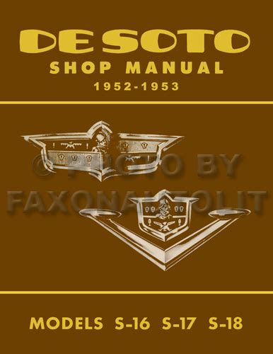 De soto desoto shop manual s 8 s 10 s 11 d 11314. - Hyundai raupenbagger r80 7 fabrik service reparatur werkstatt handbuch instant.