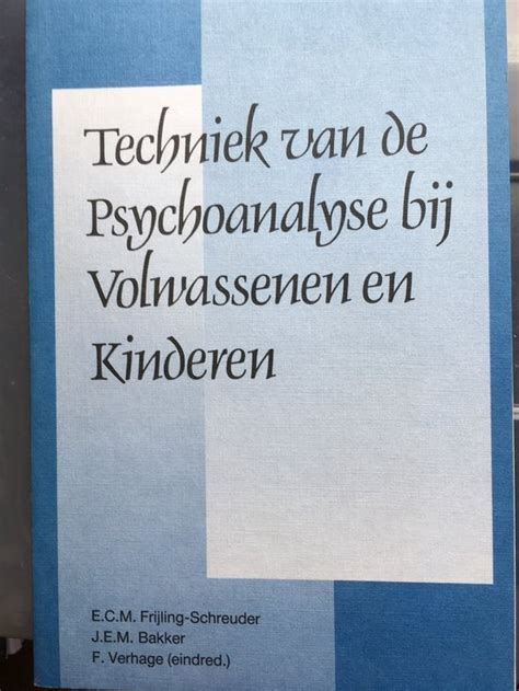 De techniek van de psychoanalyse bij volwassenen en kinderen. - Workshop manual for toyota hiace powervan.