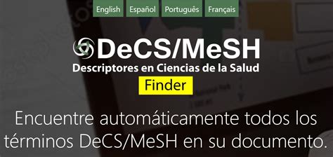 DeCSMeSH Finder - Site