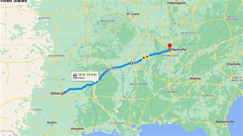 DeLand to Nashville drive - plan a road trip