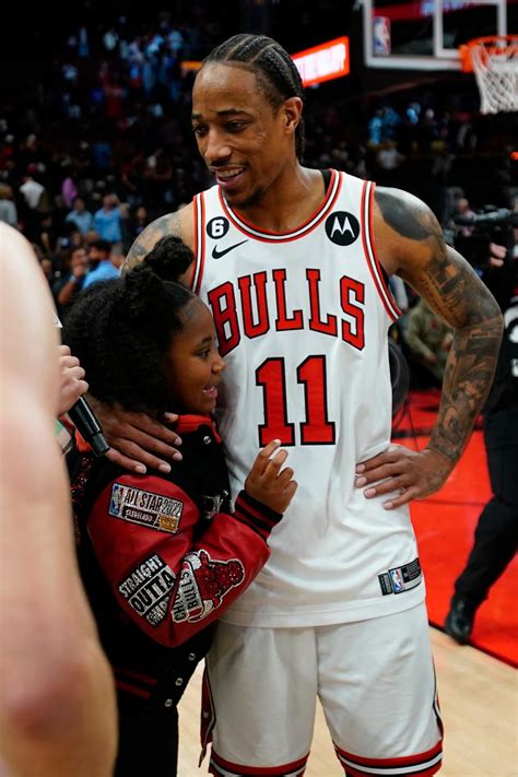 DeMar DeRozan’s 9-year-old daughter received online threats after play-in win. ‘It’s sad,’ the Chicago Bulls star says.