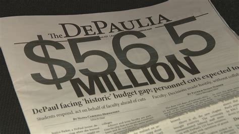 DePaul student journalists say university employees got rid of papers covering budget woes