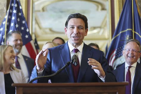 DeSantis, in deeply conservative Utah, says he’s driven more by faith in God than by politics