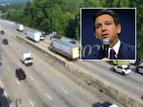 DeSantis is in a car accident on his way to Tennessee presidential campaign events but isn’t injured