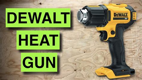 DeWalt Cordless Heat Gun Review - YouTube