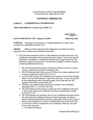 Dea informant list. This document is an internal Drug Enforcement Administration quality system document. The document is updated periodically and is current as of August 2, 2023 and is provided for informational purposes only. Any sensitive, privileged or otherwise protected information has been redacted, to include the redaction of some document in their... 