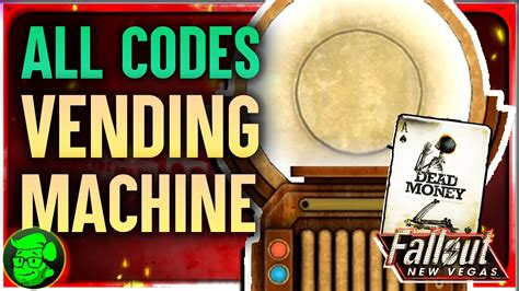 Dead Money: Vending Machine Code Location