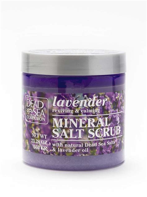 Dead Sea Body Scrub: Natural Salt Mineral Bath Lavender Coconut Oil …