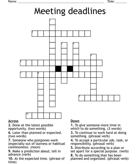 The Crossword Solver found 30 answers to "___before deadline words", 4 letters crossword clue. The Crossword Solver finds answers to classic crosswords and cryptic crossword puzzles. Enter the length or pattern for better results. Click the answer to find similar crossword clues . Enter a Crossword Clue. Sort by Length. # of Letters or Pattern.