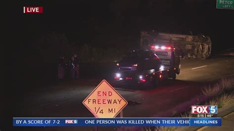 Deadly rollover crash prompts lane closures on SR-94