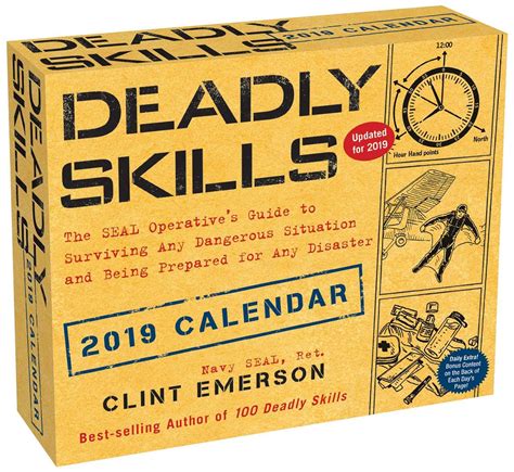 Full Download Deadly Skills 2019 Daytoday Calendar By Clint Emerson