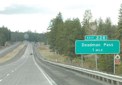 Deadman pass road conditions. Portland Metro. Salem. Oregon Road and Traffic Cams - Northeast Oregon including La Grande. Road Cam: I-84 at Ladd Creek Summit. ~ Northeast Oregon Region Map ~. I-84 at Baker Valley Rest Area. I-84 at Barnhart Rd. I-84 at Cabbage Hill - Deadman Pass. 
