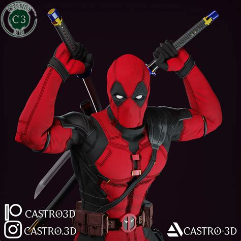 Deadpool 3D Models Creality Cloud.
