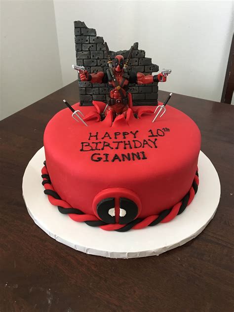 Deadpool Birthday - Cakes