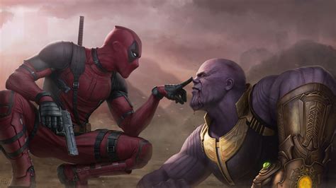 Deadpool vs Thanos (Requested) #dc #marvel #battle #trending.
