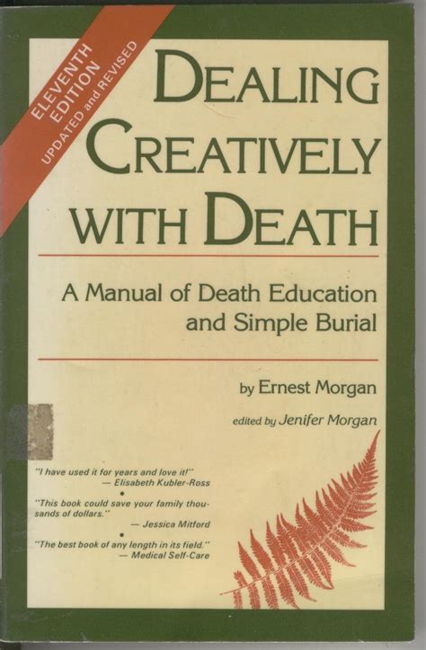 Dealing creatively with death a manual of death education and simple burial. - Team member handbook united states rgis inv.