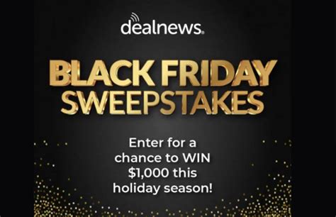 Dealnews sweepstakes. Things To Know About Dealnews sweepstakes. 