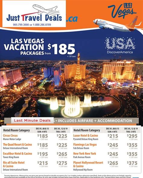 vegas casino packages