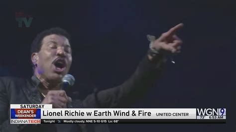 Dean's Weekender: Lionel Richie with Earth, Wind & Fire, Lollapalooza and more