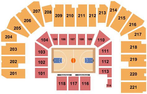 Dean Dome Interactive Seating Chart Elcho Table