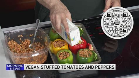 Dean cooks vegan stuffed tomatoes and peppers  