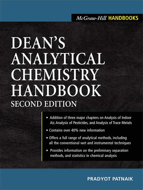 Deans analytical chemistry handbook mcgraw hill handbooks. - Milde dag er lys og lang.