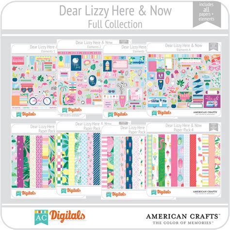 Dear Lizzy Here & Now Thickers Stickers Heat Wave Phrase & Icons …