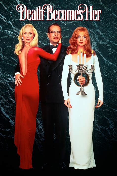 Death becomes her watch. Original title: Death Becomes Her. Synopsis: Helen, a writer, and Madeline, an actress, have hated each other for years. Madeline is married to Ernest, who was once Helen’s fiance. After she recovers from a mental breakdown, Helen vows revenge ...You can watch Death Becomes Her through flatrate,Rent,buy on the platforms: Peacock Premium ... 