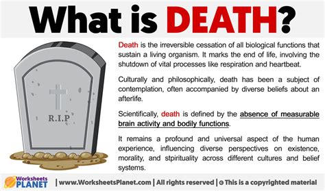 Death meaning