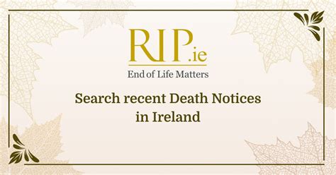 Death notices  derry. .  ...