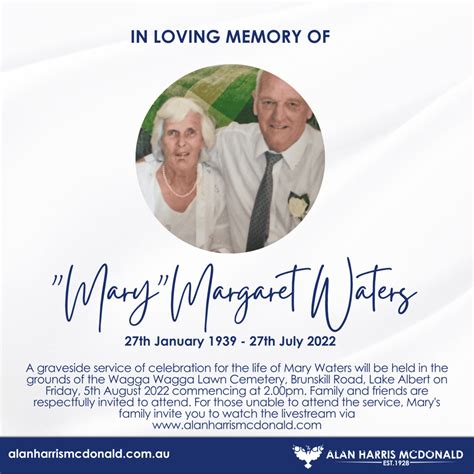 Death notices wagga.  Tributes.  Alan Harris McDonald are the longest establ...