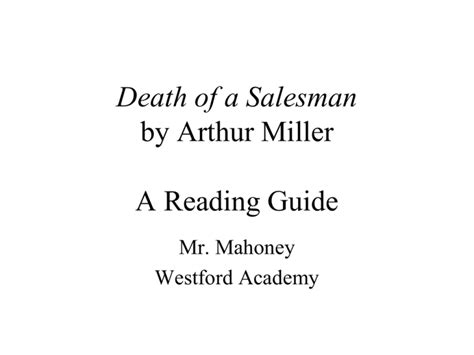 Death of a salesman study guide. - Universal a guide to the cosmos.