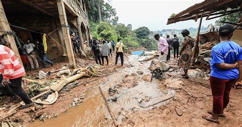 Death toll from floods in Cameroon’s capital reaches 27 as search for missing continues