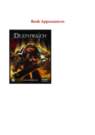 Full Download Deathwatch Core Rulebook By Ross Watson